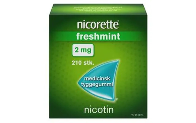 Nicorette gum fresh mint , 2 mg - 210 paragraph product image