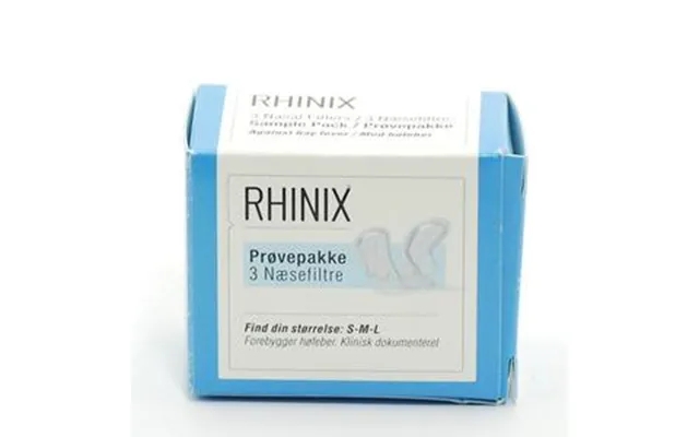 Rhinix Næsefilter - Prøvepakke 3 Stk. product image