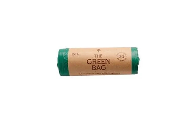 Thé green behind biodegradable freeze garbage bags - 20 l product image