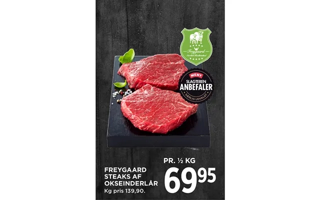 Freygaard steaks of beef top round product image