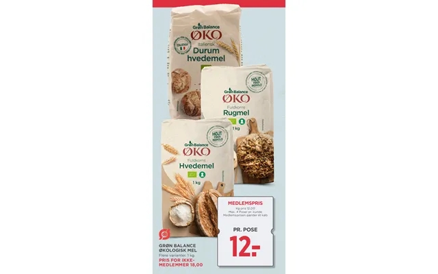 Green balance organic flour product image