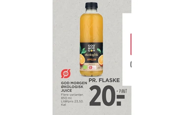 Organic juice product image