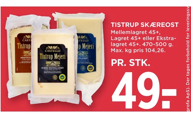 Tistrup firm cheese product image