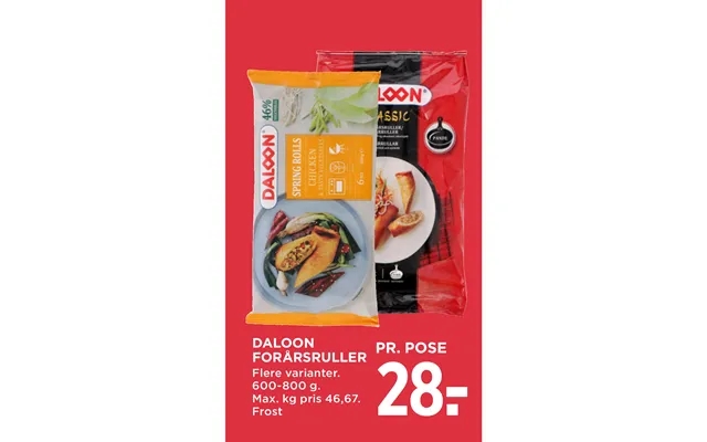 Daloon springrolls product image