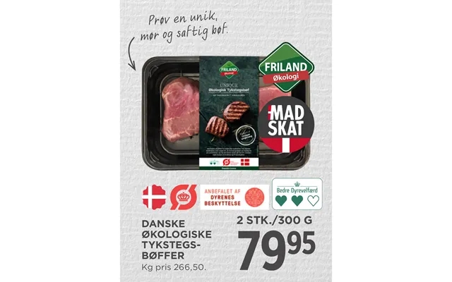 Danske Økologiske Bøffer product image