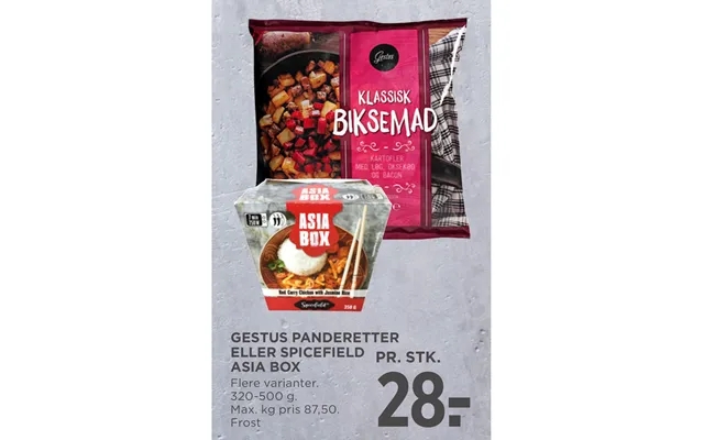 Gestus Panderetter Eller Spicefield Asia Box product image