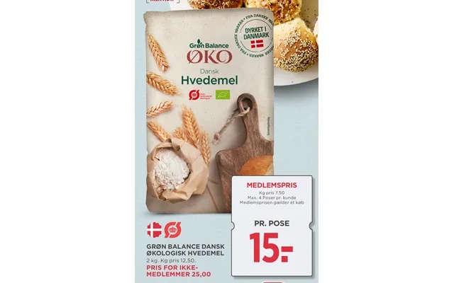 Grøn Balance Dansk Økologisk Hvedemel product image