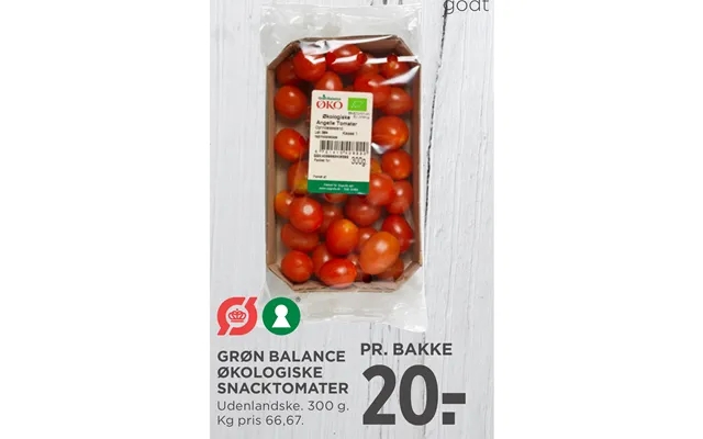 Grøn Balance Økologiske Snacktomater product image