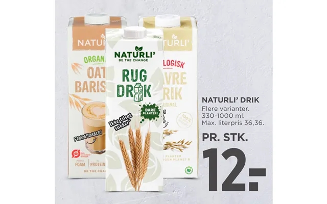 Naturli’ Drik product image