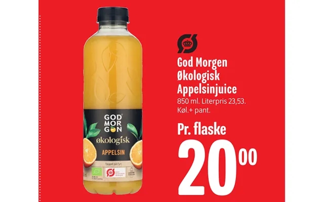 God Morgen Økologisk Appelsinjuice product image