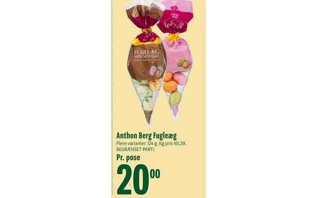 Anthon berg bird eggs product image