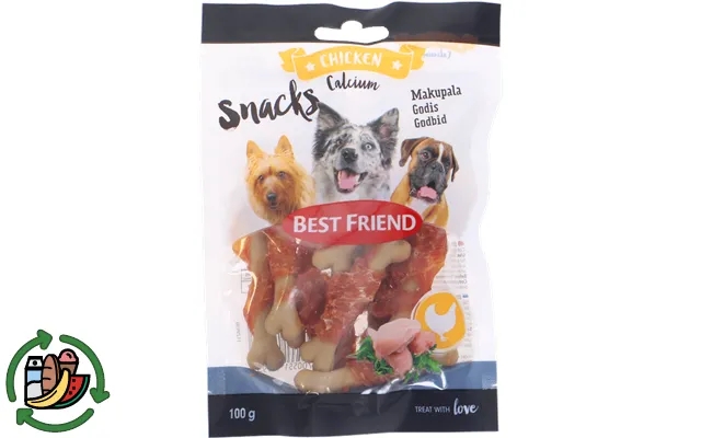 Best friend knogleformede dog treats chicken fillet product image