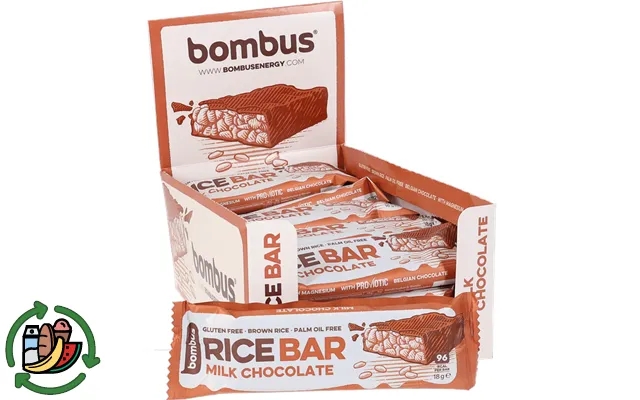 Bombus risbars m. Milk chocolate 20-pak product image