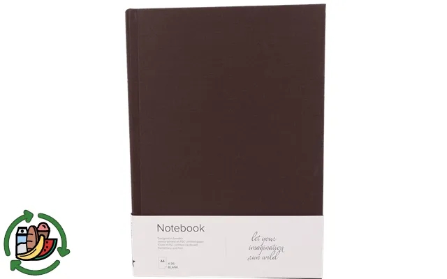 Should notebook brown without lines a4 product image