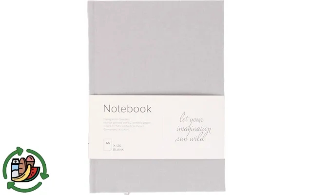 Should notebook gray without lines a5 product image