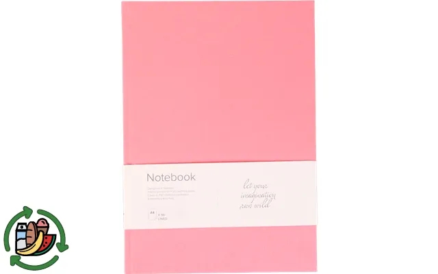 Should notebook pink without lines a4 product image