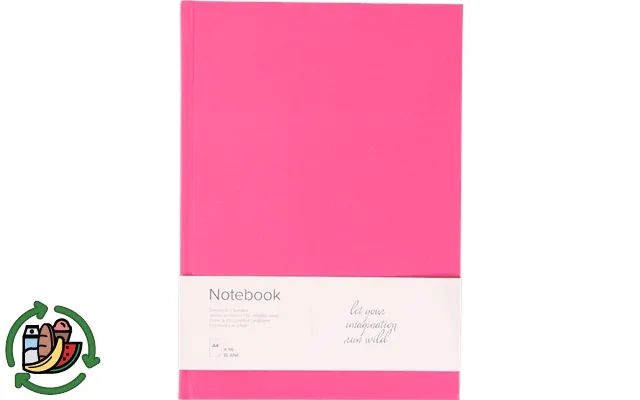 Should notebook pink without lines a4 product image