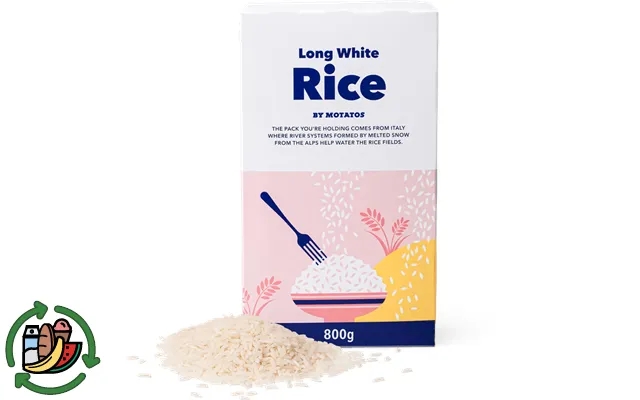 City motatos langkornede white rice 800g product image