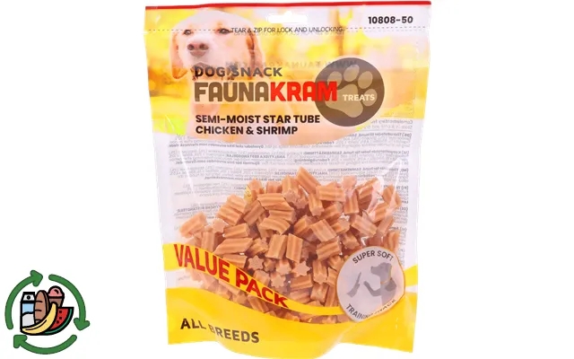 Fauna stuff dog treats star chicken shrimp product image