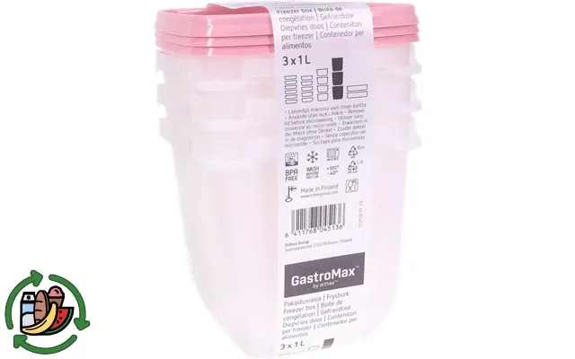 Gastromax Frysebøtter Pink 3-pak product image