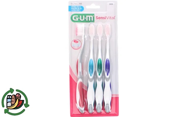 Gum toothbrushes 4-pak product image