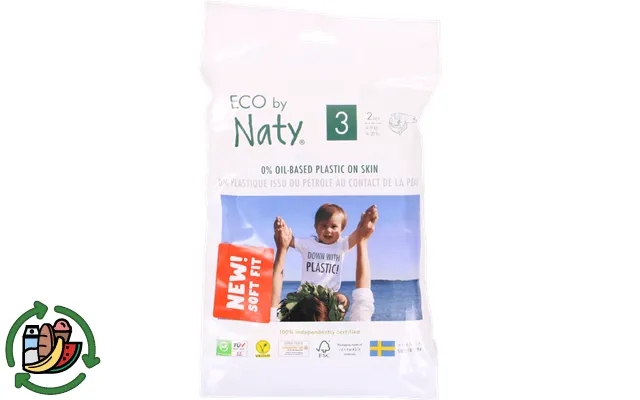 Naty 2 x diapers str 3 2-pak product image