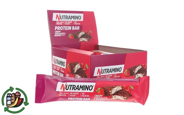 Nutramino Proteinbar Crispy Chocolate & Berries 12-pak product image