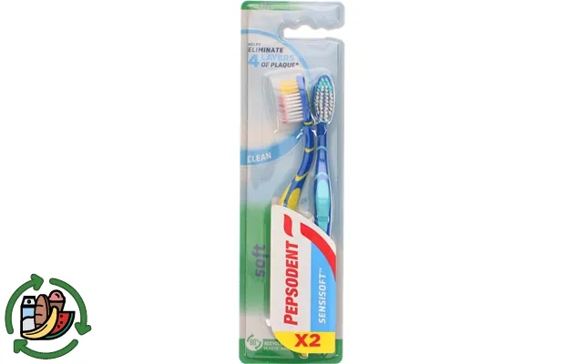 Pepsodent toothbrushes soft 2-pak product image