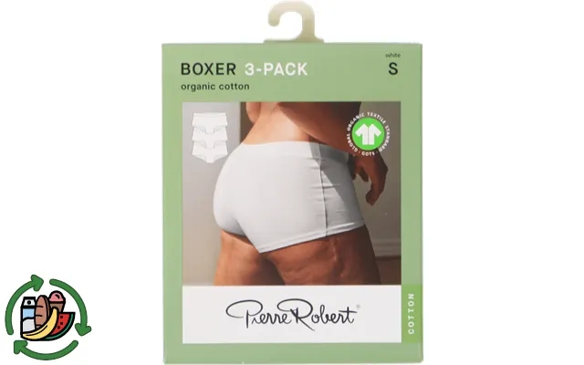 Pierre robert boxer shorts cotton white p 3-pak product image