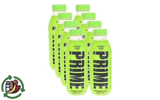 Prime sports drink m. Lemon lime 8-pak product image