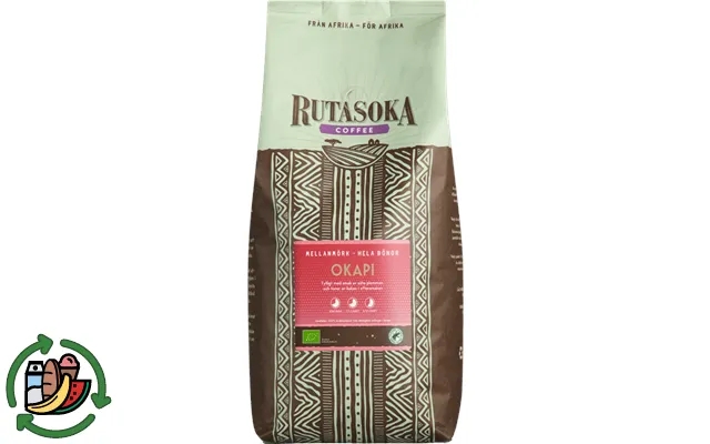 Rutasoka coffee beans okapi between toasted 1kg product image