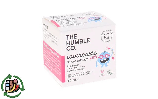 Thé humble co. Natural toothpaste m. Strawberries to children product image