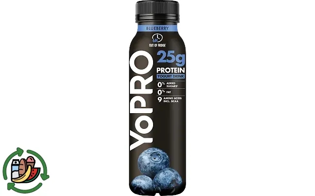 Blueberries beverage yopro product image