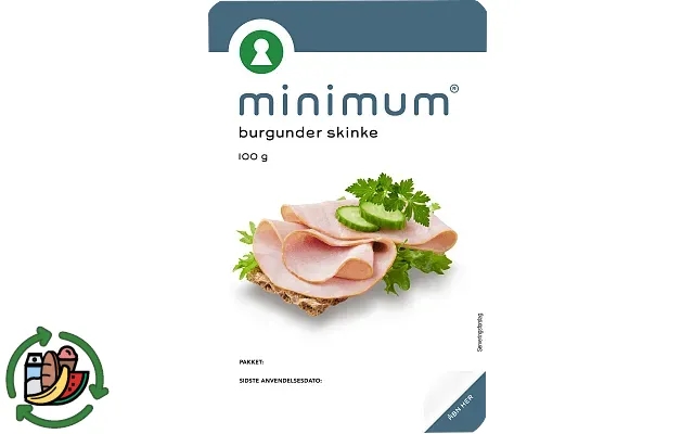 Burgunderskinke minimum product image