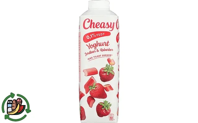 Strawberries rabarb. Cheasy product image