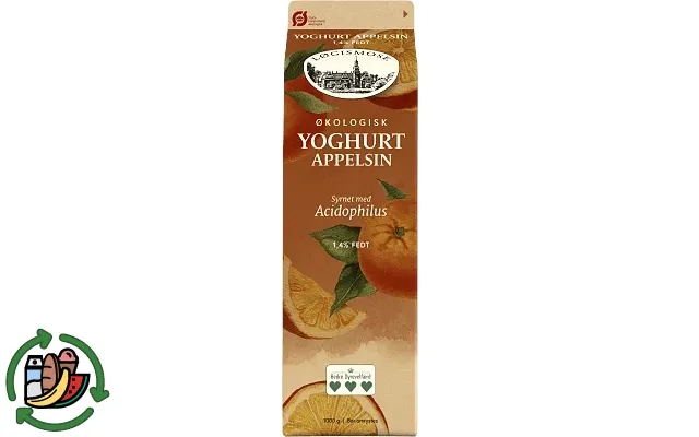 Orange yogurt løgismose product image