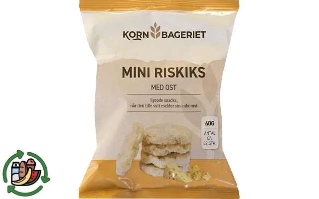 Rice crackers m cheese kornbageriet product image