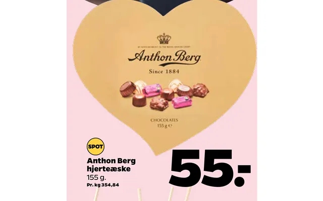 Anthon berg heart box product image