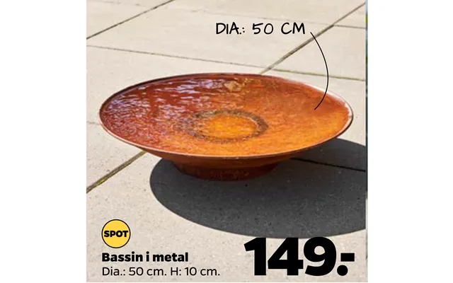 Basin in metal product image