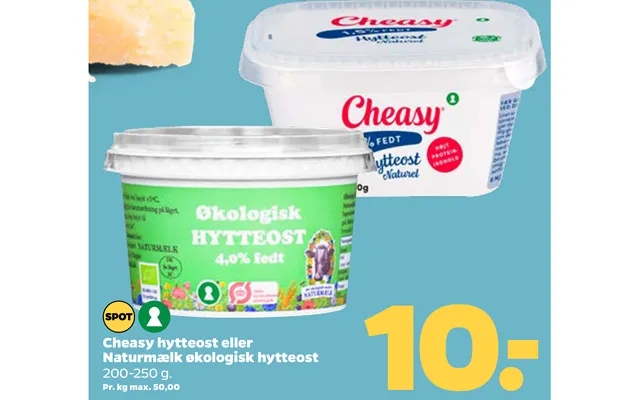Cheasy Hytteost Eller Naturmælk Økologisk Hytteost product image