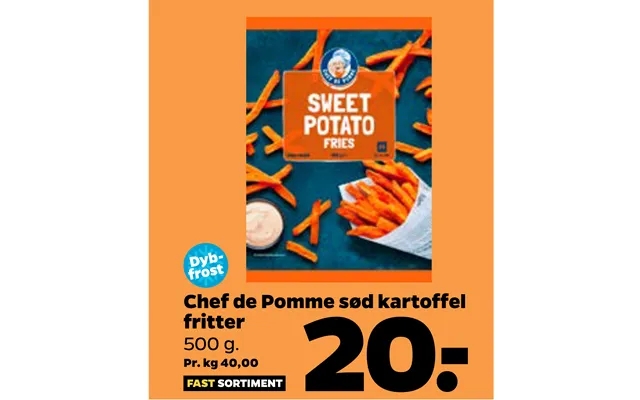 Chef De Pomme Sød Kartoffel Fritter product image
