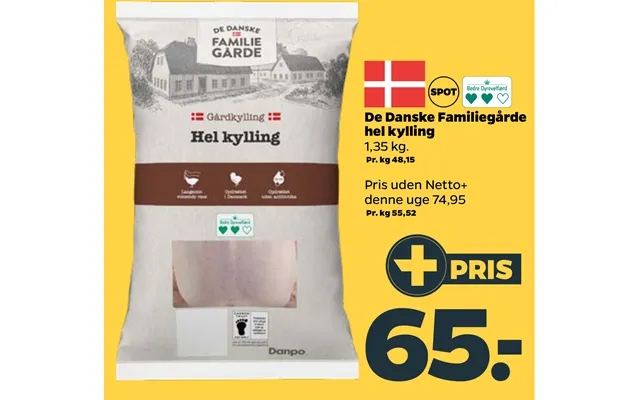 De Danske Familiegårde Hel Kylling product image