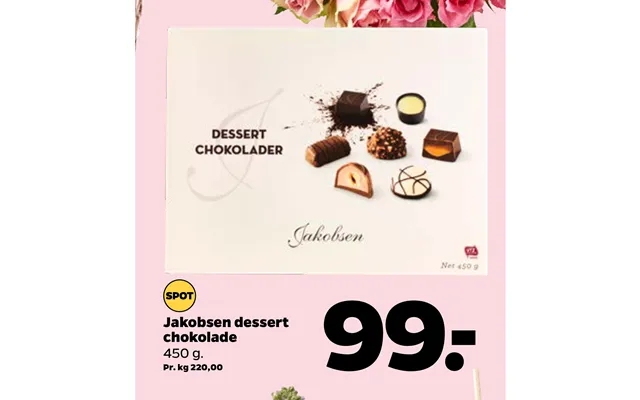 Jakobsen dessert chocolate product image