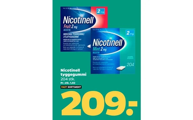 Nicotinell gum product image