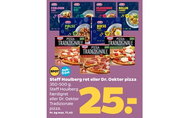 Steff houlberg ready meal tradizionale pizza. product image