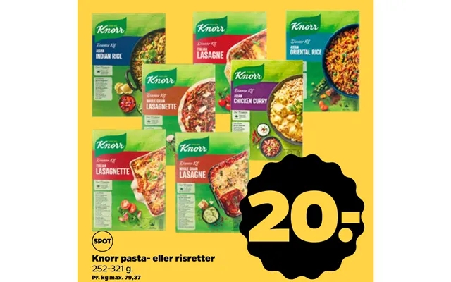 Knorr Pasta- Eller Risretter product image