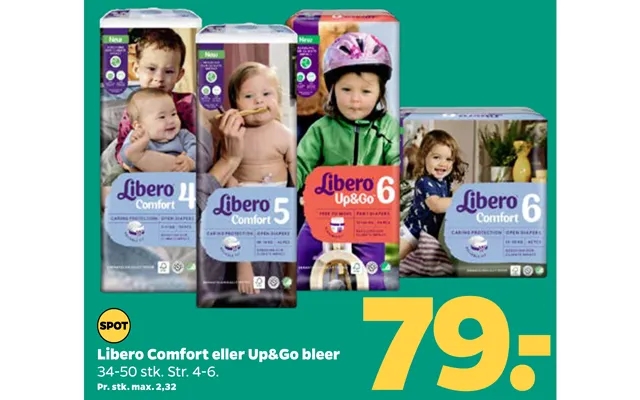 Libero Comfort Eller Up&go Bleer product image