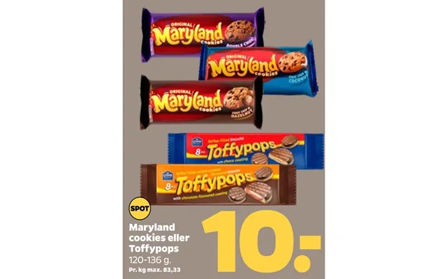 Maryland Cookies Eller Toffypops product image