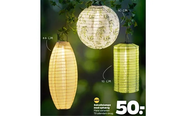 Solcellelampe Med Ophæng product image