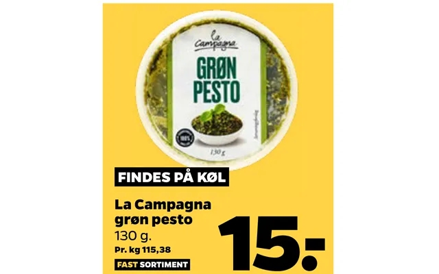 Findes På Køl La Campagna Grøn Pesto product image